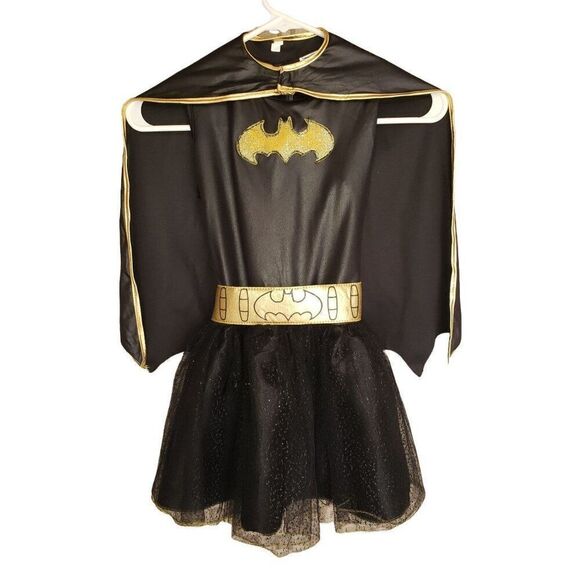 Girls DC Comics Batgirl Deluxe Costume Set 6 piece set Medium NWOT - Picture 3 of 8